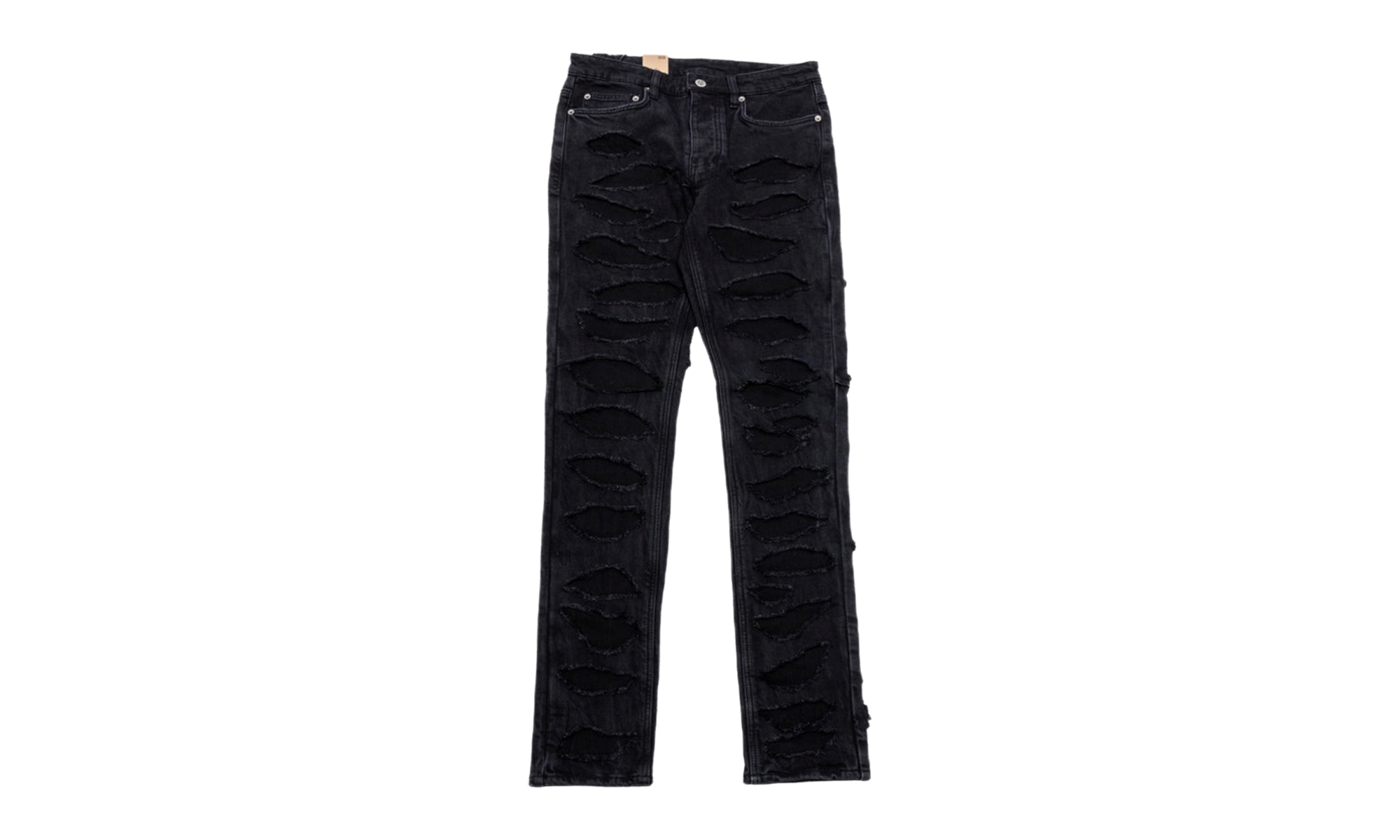 KSUBI Trippie Redd Chitch Shredded Jeans "Black" CNT4QG7A