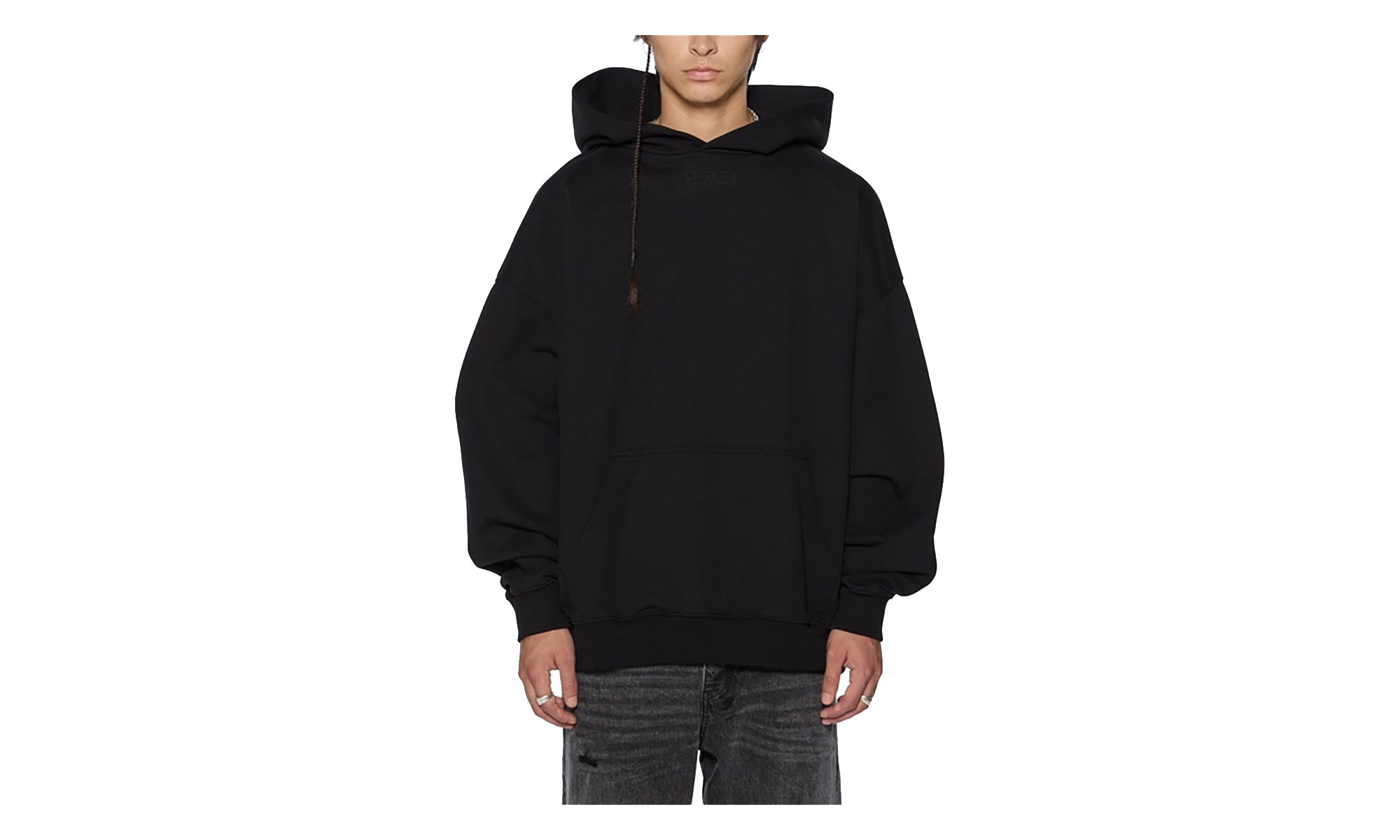 Intruder Ekcess Hoodie "Jet Black" MSP25FL015
