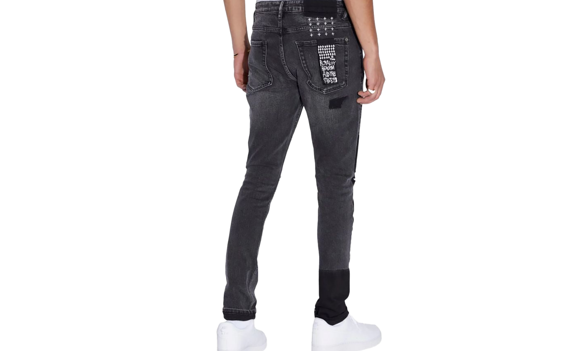 Van Winkle Chop Up Jean Mens Style "Black" MFA22DJ030 001