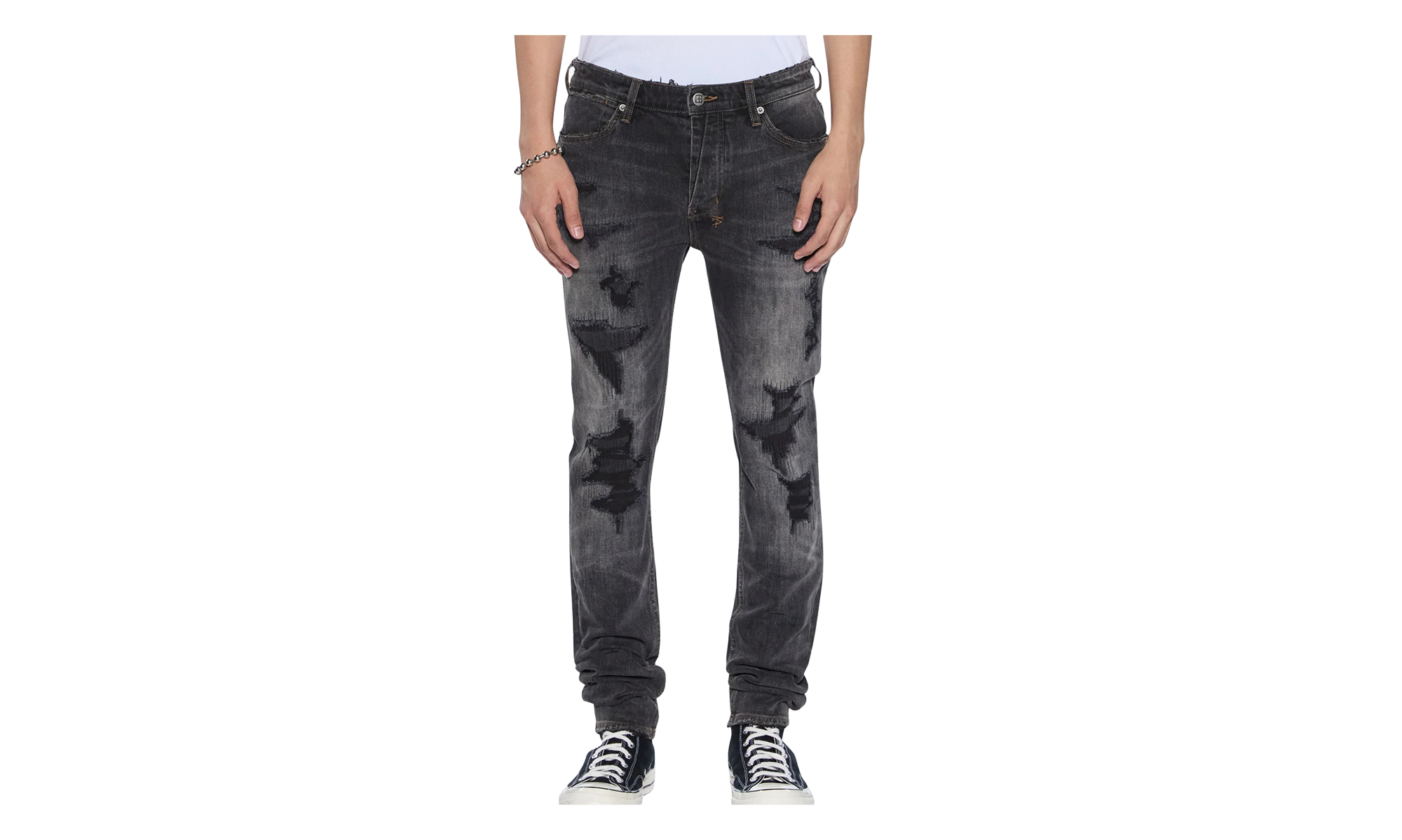 Van Winkle Retorqued Repair Jeans "Charcoal" MPS26DJ044